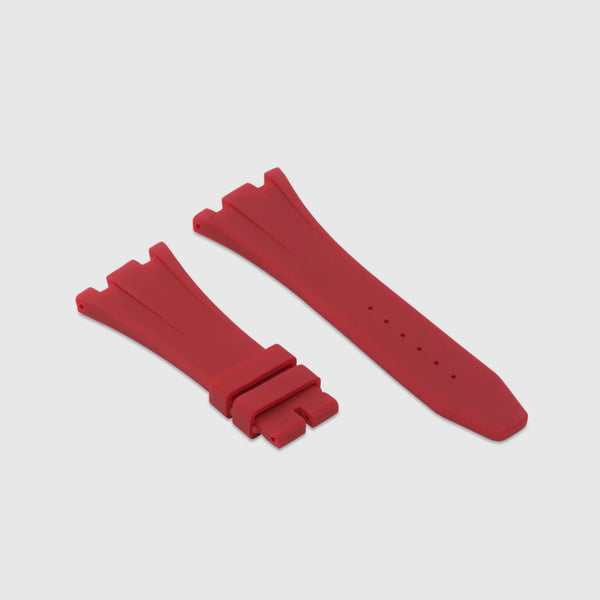 Audemars Piguet Bordeaux Red Rubber Strap (Clasp Only)