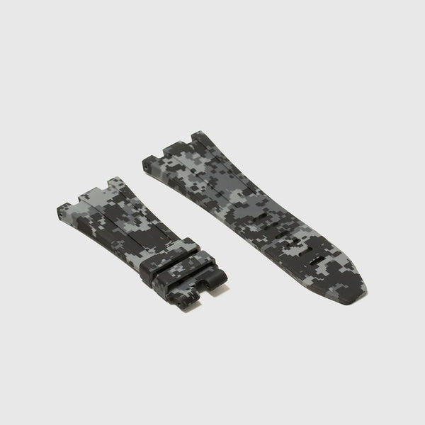 Audemars Piguet Graphite Digi Camo Rubber Strap