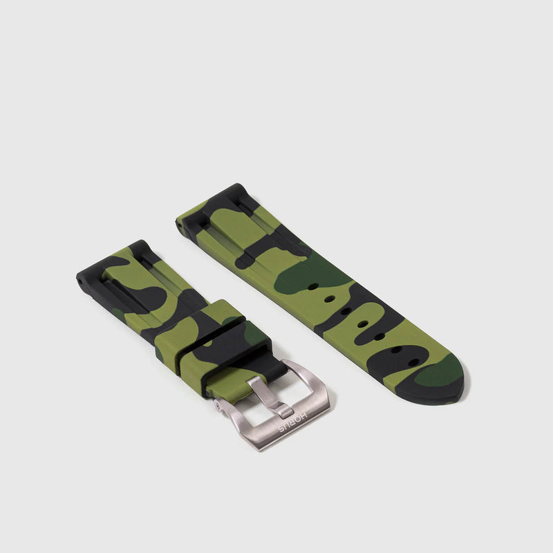 Panerai Green Camo Rubber Strap