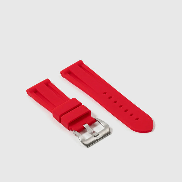 Panerai Heat Red Rubber Strap