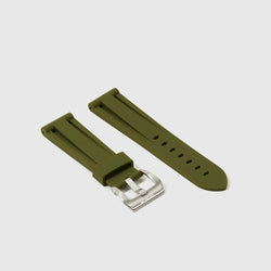 Breitling Olive Green Rubber Strap