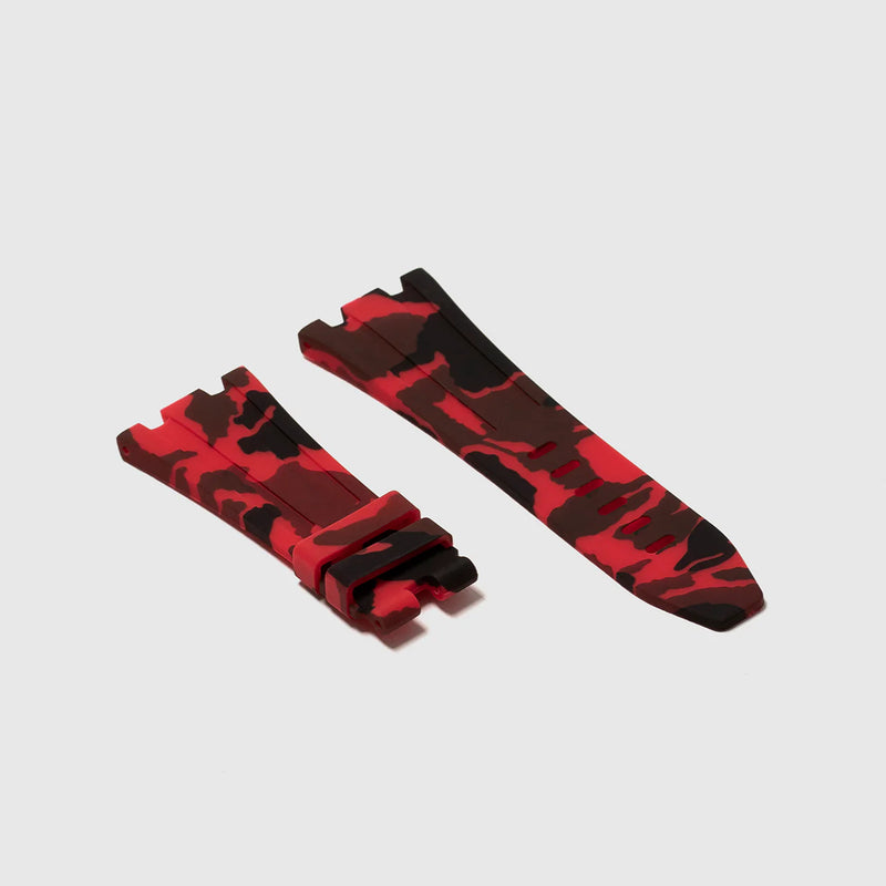 Audemars Piguet Red Camo Rubber Strap