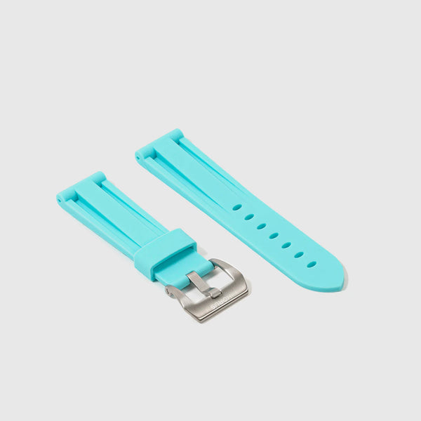 Breitling Seafoam Blue Rubber Strap