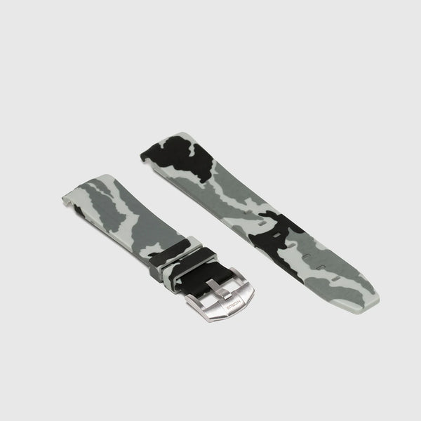 Rolex Snow Camo Rubber Strap