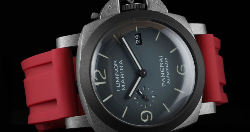 Panerai Bordeaux Rubber Strap