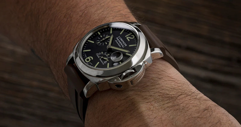 Panerai Espresso Brown Rubber Strap