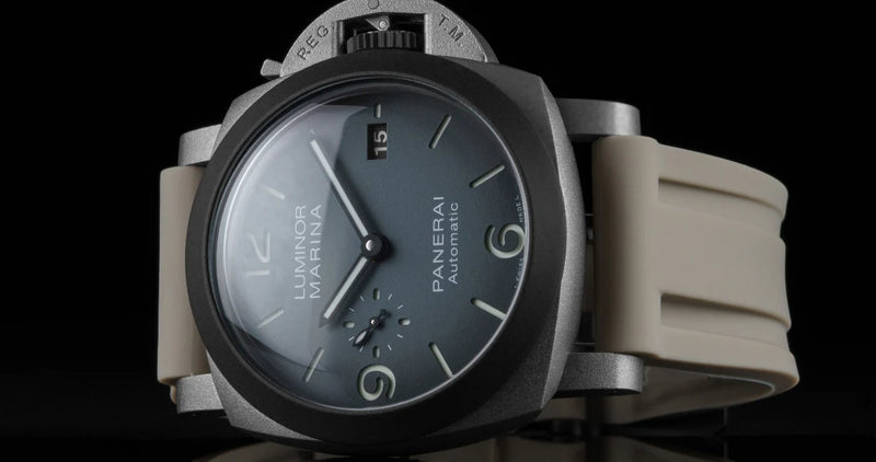 Panerai Hurricane Grey Rubber Strap