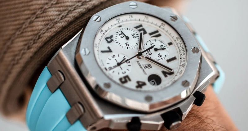 Audemars Piguet Seafoam Blue Rubber Strap