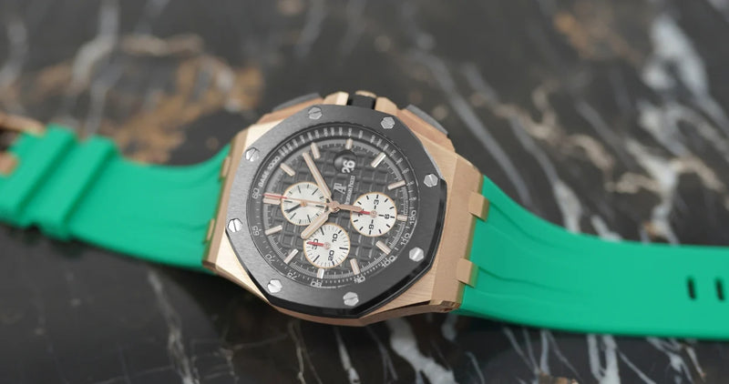 Audemars Piguet Shamrock Green Rubber Strap