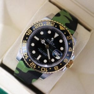 Rolex Green Camo Rubber Strap (Size 41MM Only)