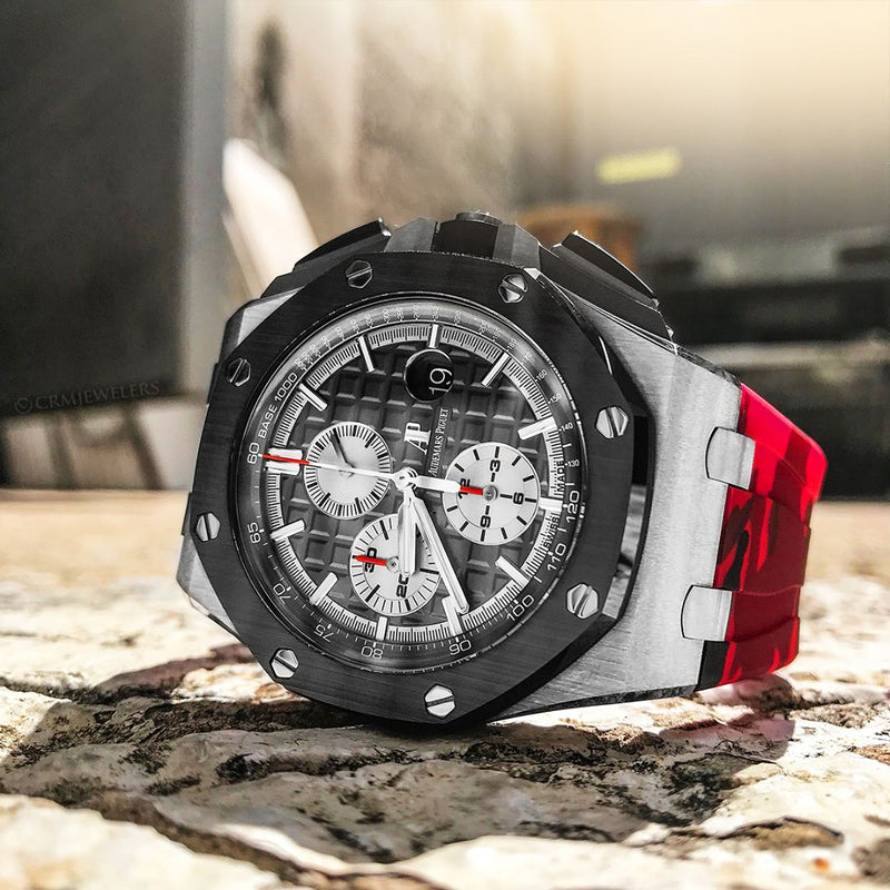 Audemars Piguet Red Camo Rubber Strap