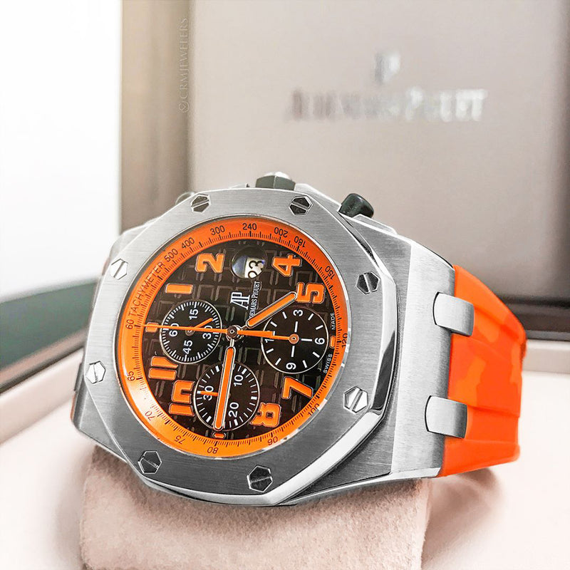 Audemars Piguet Orange Camo Rubber Strap