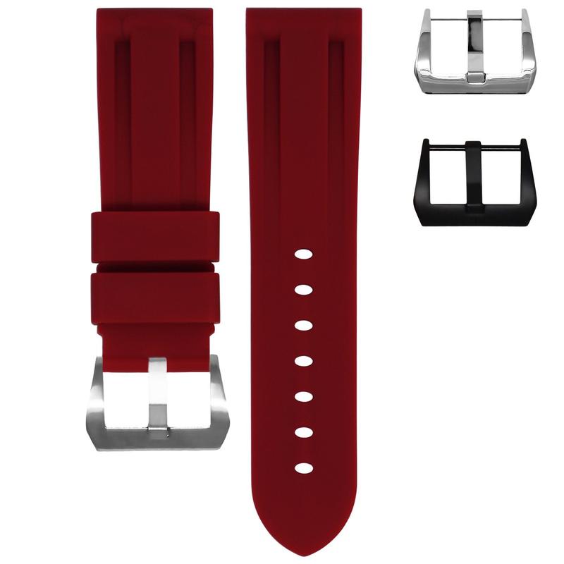 Panerai Bordeaux Rubber Strap