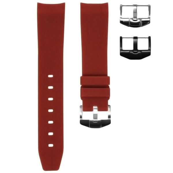 Rolex Bordeaux Red Rubber Strap