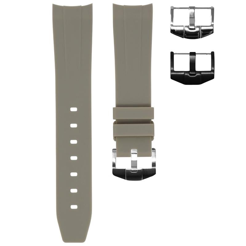 Rolex Hurricane Grey Rubber Straps (Size 41MM Only)