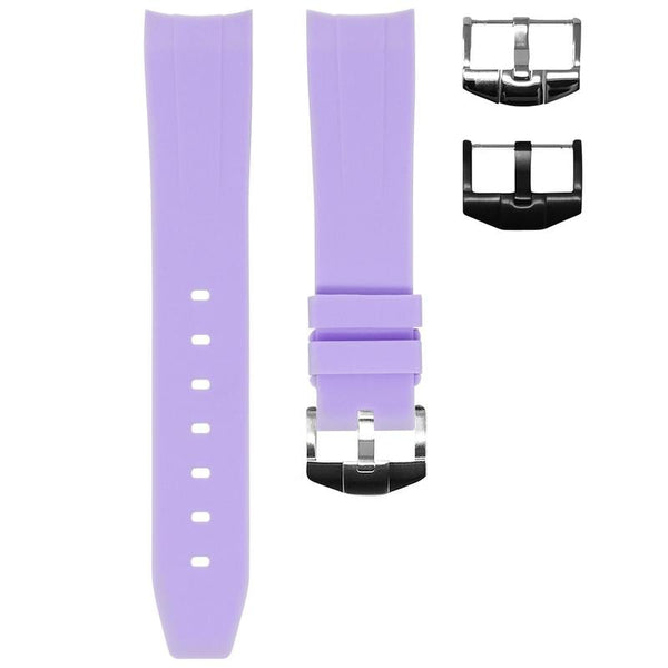 Rolex Lavender Rubber Straps