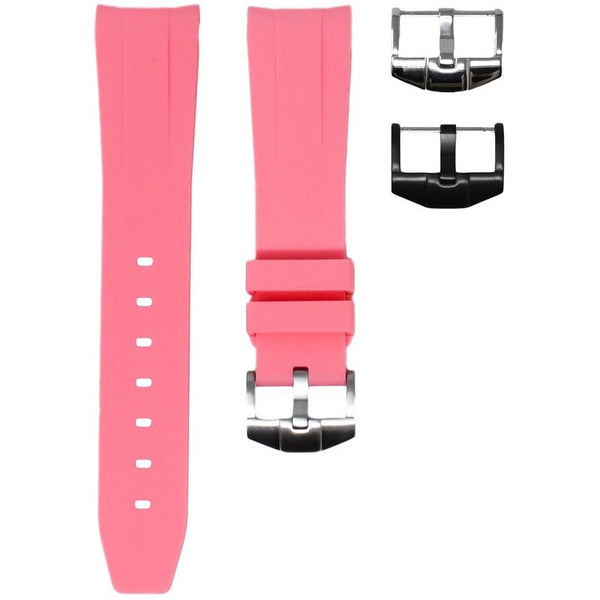 Rolex Flamingo Pink Rubber Strap