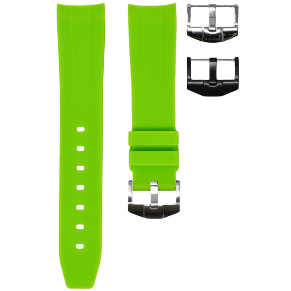 Rolex Lime Green Rubber Strap