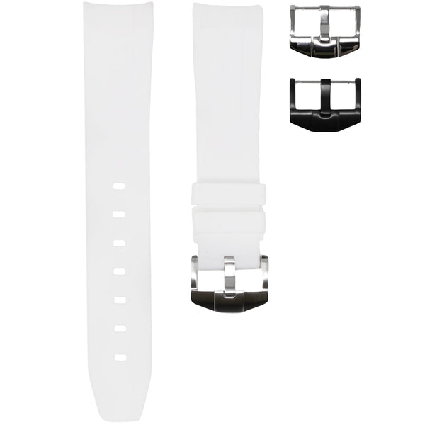 Rolex Artic White Rubber Straps