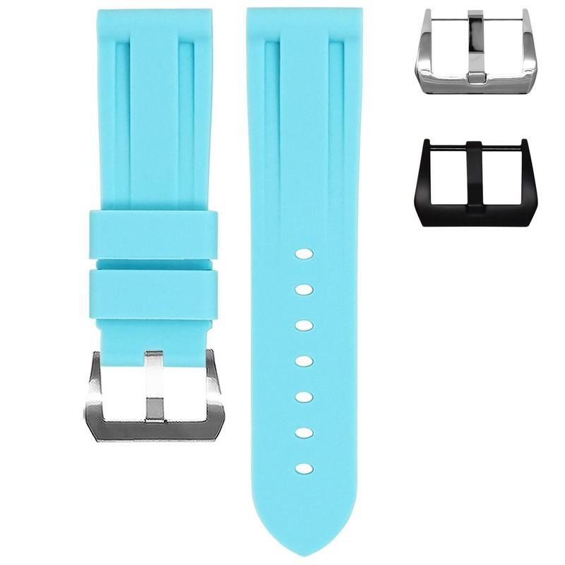 Tag Heuer Seafoam Blue Rubber Strap