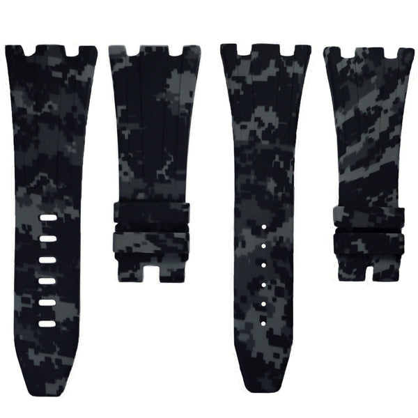 Audemars Piguet Graphite Digi Camo Rubber Strap