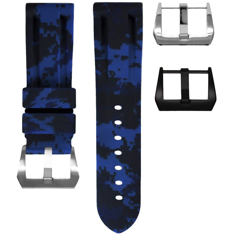 Panerai Ocean Blue Digi Rubber Strap