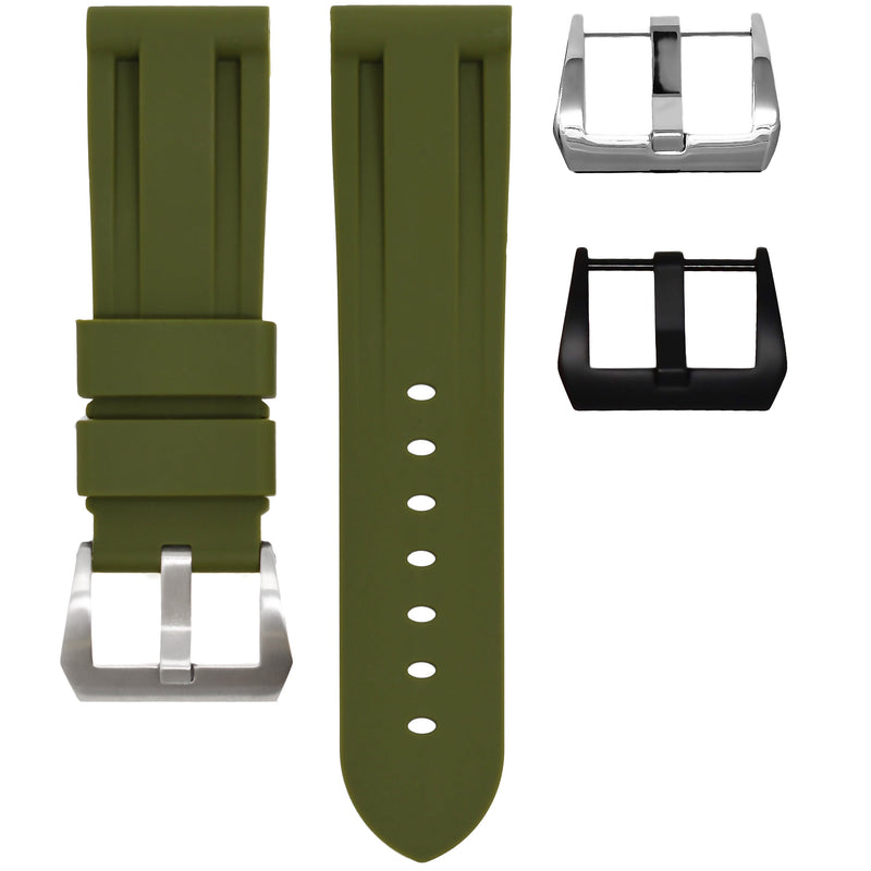 Tag Heuer Olive Rubber Strap