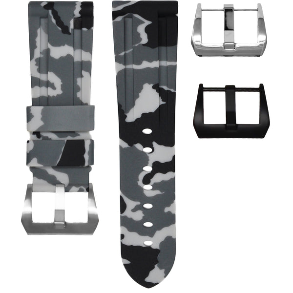 Tag Heuer Snow Camo Rubber Strap